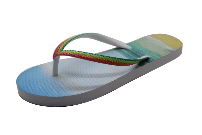 Customized strap flip flops